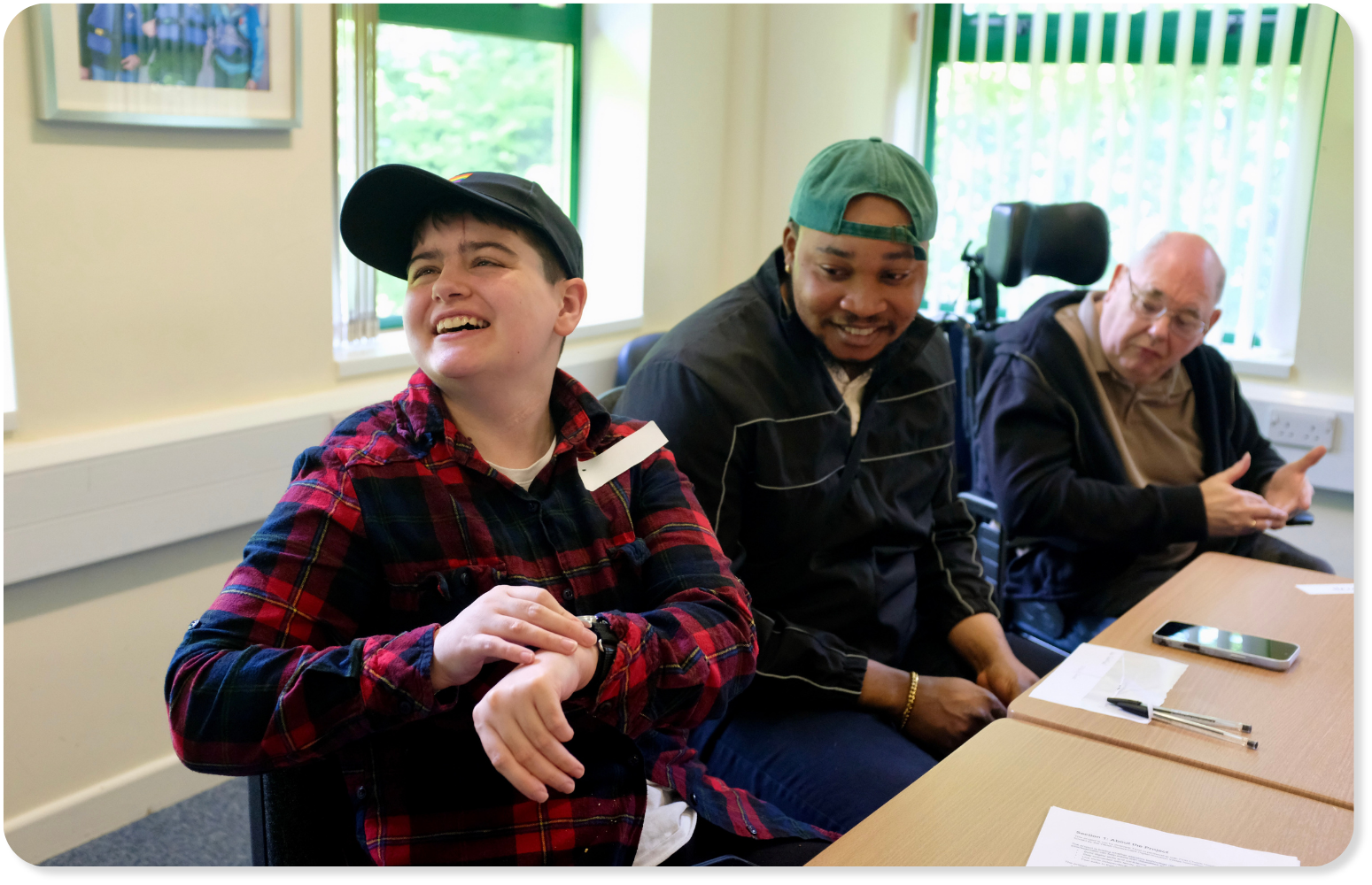 people using assistive technology